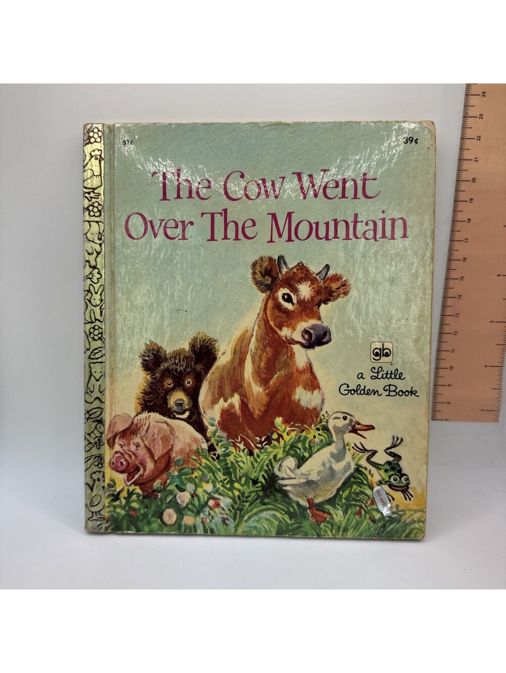 The Cow Went Over The Moon - A Little Golden Book 1971